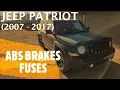 Jeep Patriot - ABS BRAKES FUSE LOCATION 2007