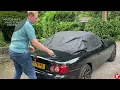 Installation convertible top cover for Mazda MX-5 NA NB