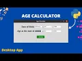 Python Age Calculator Calculate Age in Years Months and Days Source Code PySeek