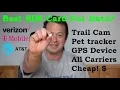 Best Data Only SIM Card Plan For IOT Devices - Trail Cam Pet Tracker GPS Hotspot