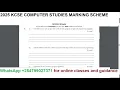 KCSE 2025 COMPUTER STUDIES PAPER 1 MARKING SCHEME