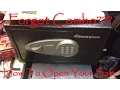 How To Open A Locked Sentry Safe If You Forgot Combination Code Or Lossed Key Model Is X055