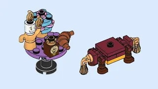 LEGO 302105 Instructions | Disney | Lumiere, Cogsworth and Sultan | Magazine Gift