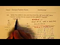 Input Output Explicit Pattern Rules and 6 Examples