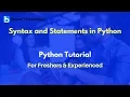 Python Tutorial for Beginners Introduction to Python Programming