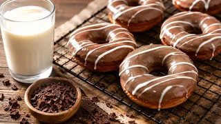 مطبخ ام وليد/ دونات 🍩 خفاف ريشة بغلاصاش شوكولا 🍫 😋🥰😍.