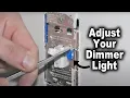Lowest Dimmer Setting Not Working How to Adjust Low-End Trim on Dimmer Switch