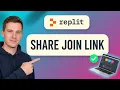 How to SHARE a JOIN LINK in Replit Step by Step