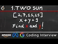 Leetcode 1 - Two Sum