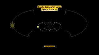 Draw Batman using Python