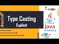 1 9 2 Explicit Type casting in java TELUGU tutorial