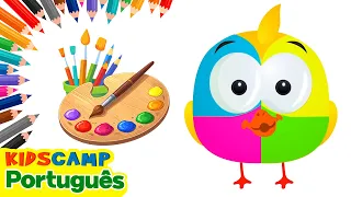 Desenho de alguém ofegante fazendo biquinho | Cores para Crianças