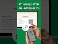 Link WhatsApp to PC Fast 2025 Guide