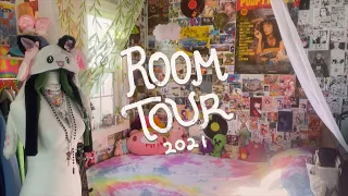 room tour 2021 colorful cozy aesthetic