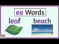 PHONICS - EA Words Long E with FREE WORKSHEETS