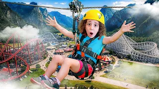 Sierra and Rhia got into the unusual Adventure Park