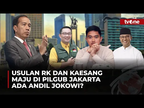 Usulan RK dan Kaesang Maju di Pilgub Jakarta Ada Andil Jokowi?