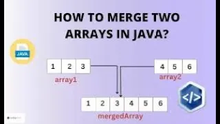 Java Program to Merge Two Arrays Into a Third Array Step-by-Step Tutorial