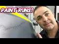 How to FIX Paint Runs Quickly and Easily