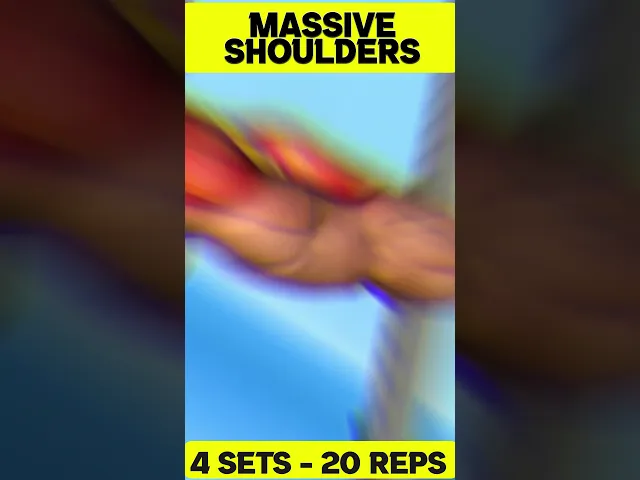Download MP3 Massive Shoulders: Real Color 3D Interactive Workout for Men #shortvideo #chest #bodytransformation