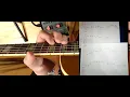 Daydream　Believer　ken yokoyama　ギター　TAB 譜面　手書き