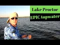 Lake Proctor EPIC topwater action
