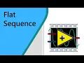 LabVIEW in English - Flat Sequence