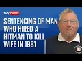 Sentencing of 74-year-old Allen Morgan for murdering his wife in 1981