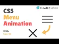 How To Make Toggle Menu in CSS HTML Micro Interaction with Source Code Newton School