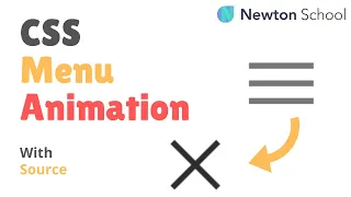 How To Make Toggle Menu in CSS HTML Micro Interaction with Source Code Newton School