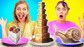 Desafio do Fondue da RICA vs. POBRE