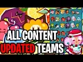 UPDATED Teams For ALL CONTENT What I Use Alternatives Cookie Run Crumble