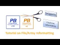 PowerBasic Snippets - Tutorial on reformatting Arrays and Files