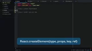 02 - Creating React js Elements with only JavaScript 1