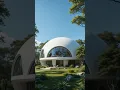 Living in a Futuristic Dome Home Nature Meets Modern Design