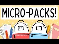 MINI Backpack Unboxing - Tiny School Supplies Inside