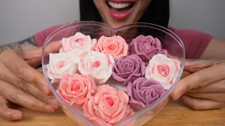 ZEFIR FLOWER MARSHMALLOW (ASMR EATING SOUNDS) LIGHT WHISPER | SAS-ASMR