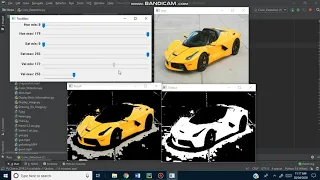Color Detection in Python using openCV-HM