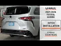 2021-2026 Toyota Sienna U-Haul Trailer Hitch Installation ECOX7422S
