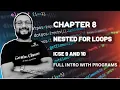 Nested for loop icse 9 session 23-24 chapter 8 introduction programing full concept in hindi