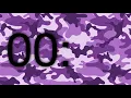 30 Second Timer Count Down Camo Purple