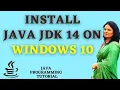 How to Install Java JDK on Windows 10 2020 JDK 14 Installation with set path JAVA - HOME