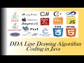 How to implement DDA line drawing algorithm in java Computer graphics Java program Applet viewer