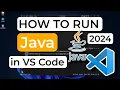 How to run JAVA in VS Code 2024 2 minutes