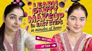 Learn party makeup in easy steps | Full makeup tutorial | Festive look | Shilpa Khatwani
