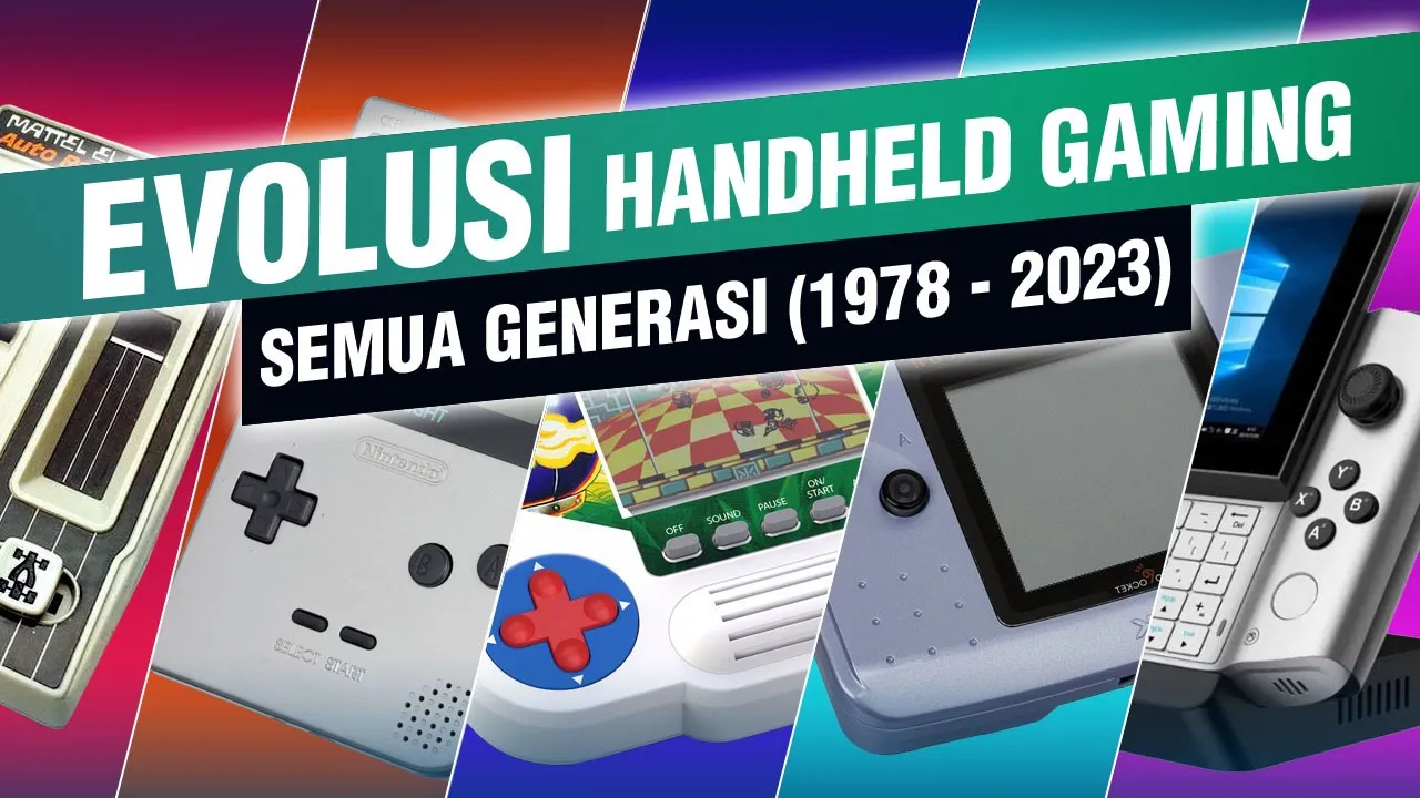 Evolusi Handheld Video Game Semua Generasi | Gimbot ada di mana, ya??