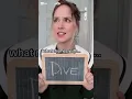 what rhymes with dive