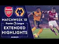 Arsenal v Wolves PREMIER LEAGUE HIGHLIGHTS 2020 NBC Sports