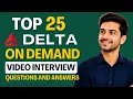 Top Delta On Demand Interview Questions and Answers Delta Flight Attendant Interview