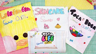 Paper diy | サンリオトカボカ ララファンファン ブラインドバッグ 手作り工作 Sanrio Compilation blind bag 💗 asmr